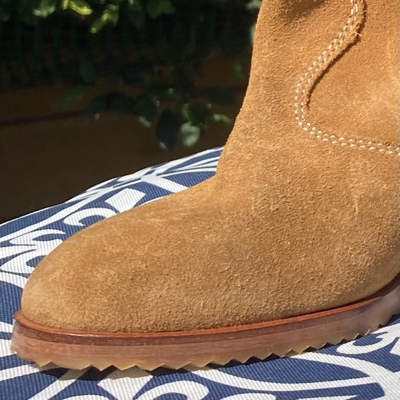 Ganni Suede Ankle Boots - Picture 4 of 16